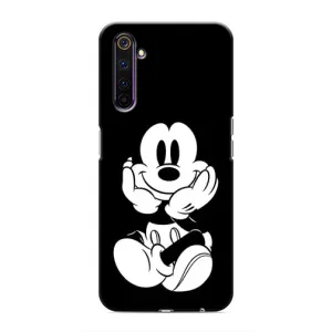 Міккі Маус чохол для Realme 6 Pro (AlphaPrint - Мультяшні) (Маус на чорному)