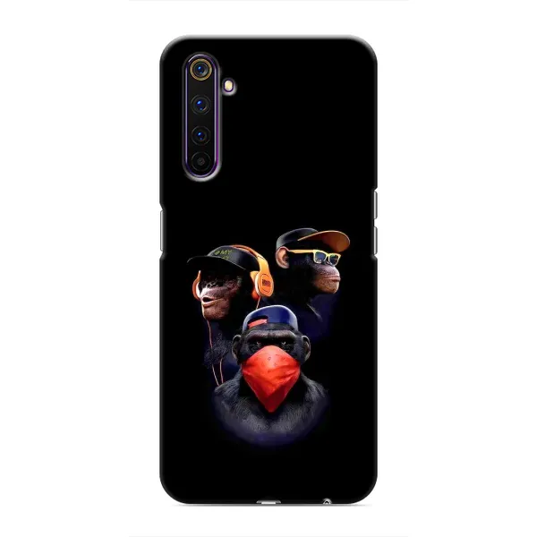 Чехол с принтом «Три обезьяны» для Realme 6 Pro