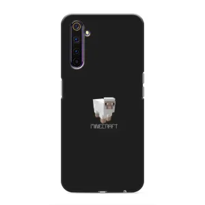 Чохол Майнкрафт на Realme 6 Pro (AlphaPrint) Minecraft (Овечка Майнкрафт)