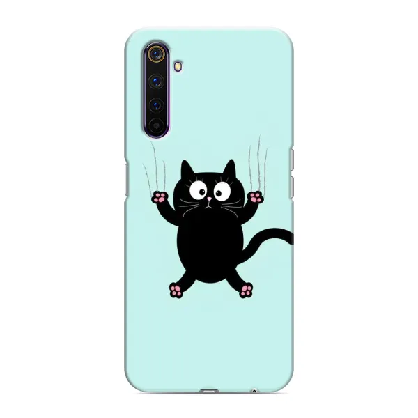 Чохол з принтом «Падаючий кіт» для Realme 6 Pro