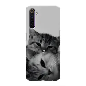 Чохол з малюнком кіт на Realme 6 Pro (Пара котів)