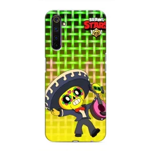 Чехлы Brawl Stars для Realme 6 Pro (AlphaPrint) (Поко в самбреро)