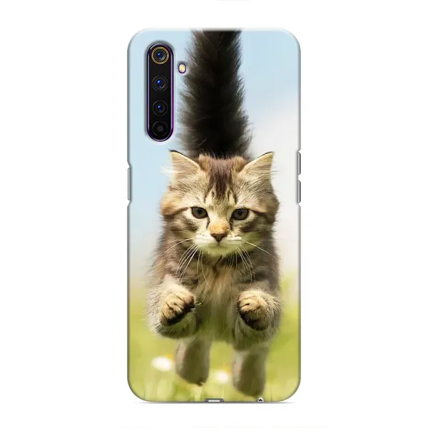 Чехол с принтом «Прыжок кота» для Realme 6 Pro