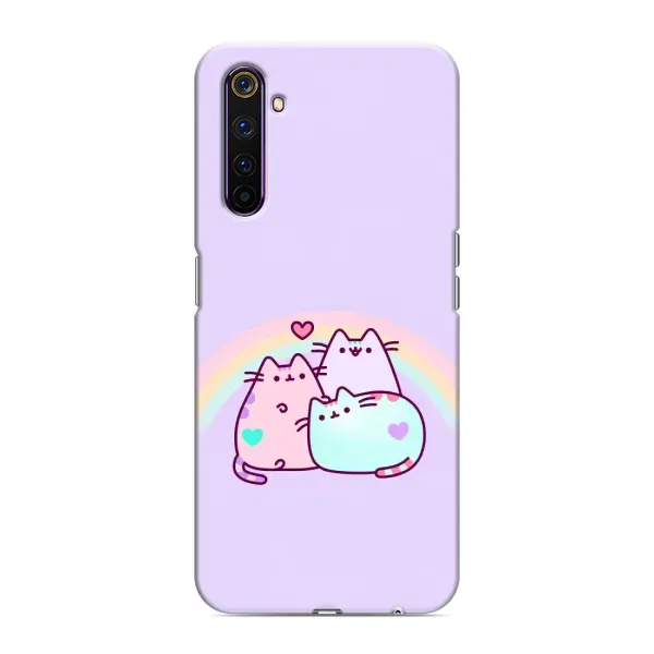 Чехол с принтом «Радужные котики» для Realme 6 Pro Чехол с принтом «Радужные котики» для Realme 6 Pro