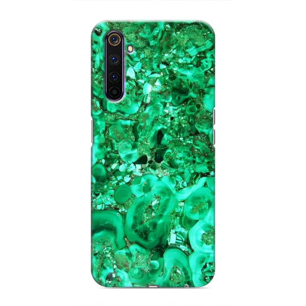 Чохол з принтом «Салатовий Мрамор» для Realme 6 Pro
