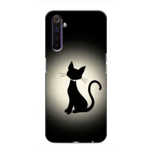 Чохол з принтом для Realme 6 Pro (AlphaPrint) Модні коти (Силует котика)