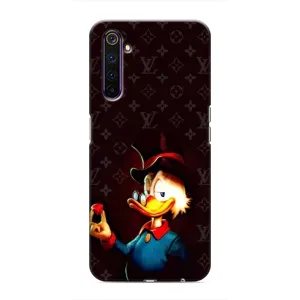 Чехли для Realme 6 Pro - Скрудж МакДак Louis Vuitton (PREMIUMPrint) (Скрудж з ботліантом)