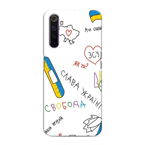 Чехол с принтом «Стикер» для Realme 6 Pro