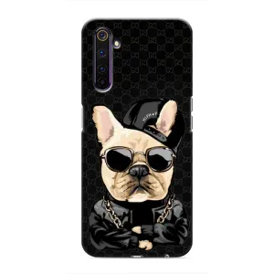 Чохли з крутими принтами для Realme 6 Pro - (PREMIUMPrint) (Стильна собака)