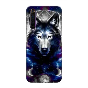 Захисні чохли для РєалМі 6 Про (AlphaPrint) (ХІТ продаж) ВОВК (Вовк)