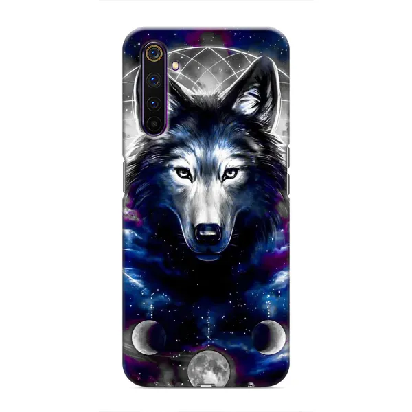 Чехол с принтом «Волк» для Realme 6 Pro