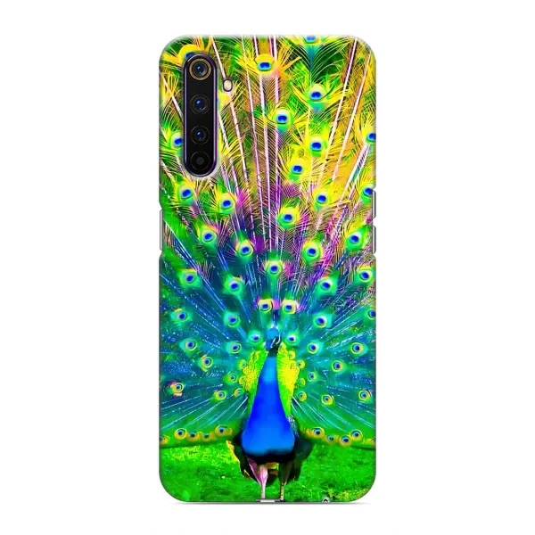 Чехол с принтом «Яркий Павлин» для Realme 6 Pro Чехол с принтом «Яркий Павлин» для Realme 6 Pro