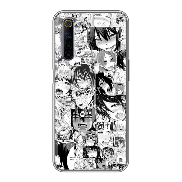 Чехол с принтом «Ahegao manga» для Realme 6