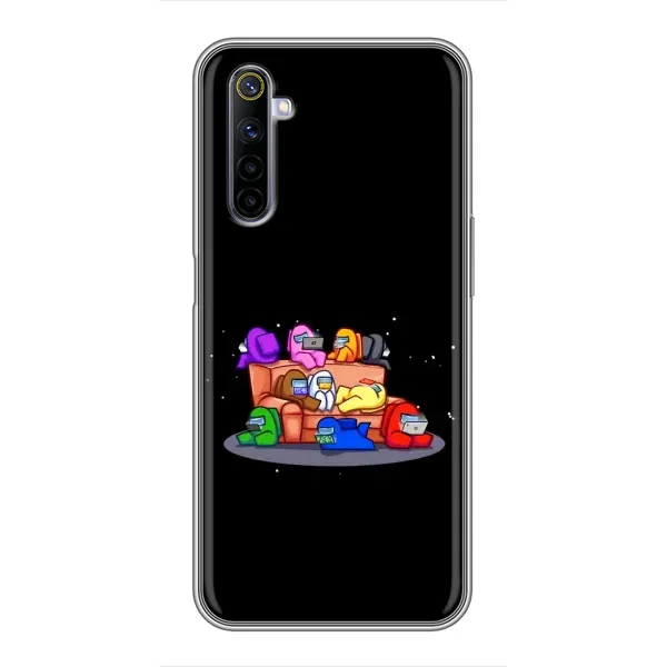 Чехол с принтом «Амонг-ас» для Realme 6 Чехол с принтом «Амонг-ас» для Realme 6