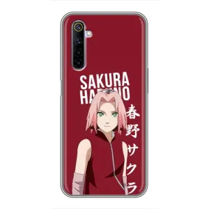 Чехлы Персонажи Аниме Наруто для Realme 6 (AlphaPrint) (Аниме Сакура)