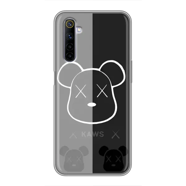 Чехол с принтом «БеарБрик глаза» для Realme 6