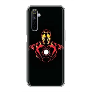 Чехлы с героями Марвел Realme 6 (VPrint) (Человек железный)