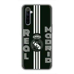 ФК Реал Мадрид чехлы для Realme 6 (AlphaPrint) (черно белый Реал)