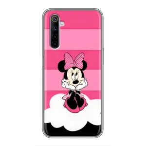 Эксклюзивный чехол для Realme 6 (AlphaPrint - Мультяшные) (Девочка Maus)