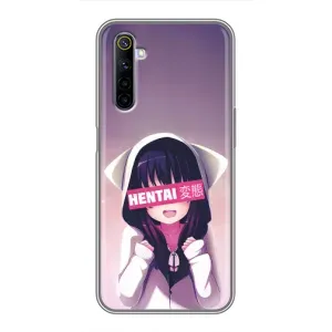 Чехлы Персонажи Аниме Наруто для Realme 6 (AlphaPrint) (Hentai chan)