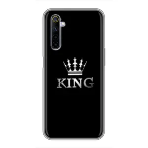Чехол с Короной Реалми 6 - (AlphaPrint) (KING)