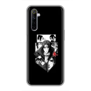 Чехлы на тему: Итачи Учиха для Realme 6 (AlphaPrint) (коллаж Итачи)