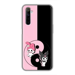 Чехол с кроликом Куроми на Realme 6 (Куроми Инь Янь)