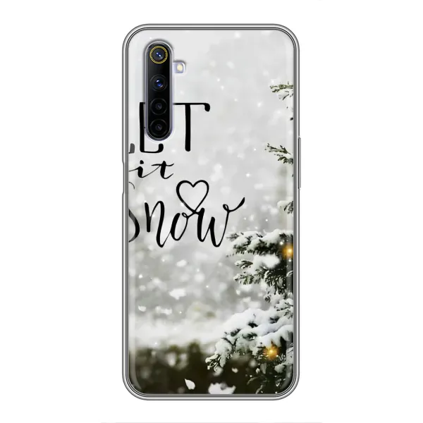 Чехол с принтом «Let it snow» для Realme 6 Чехол с принтом «Let it snow» для Realme 6