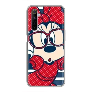 Эксклюзивный чехол для Realme 6 (AlphaPrint - Мультяшные) (Маус в очках)