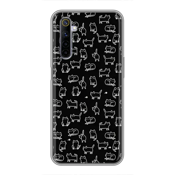 Чехол с принтом «Меленькие котики» для Realme 6 Чехол с принтом «Меленькие котики» для Realme 6