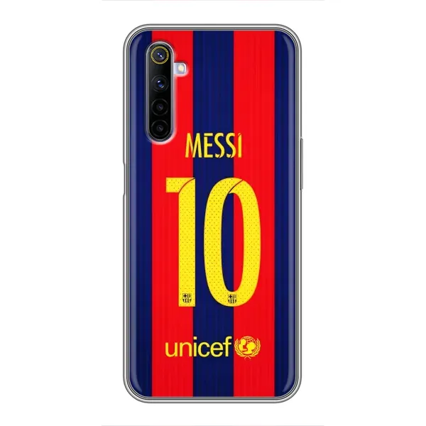 Чехол с принтом «Messi Barca 10» для Realme 6