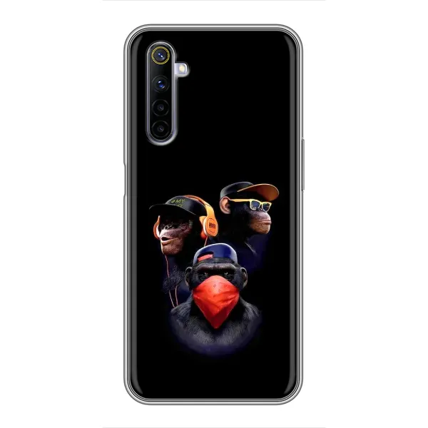 Чехол с принтом «Три обезьяны» для Realme 6 Чехол с принтом «Три обезьяны» для Realme 6