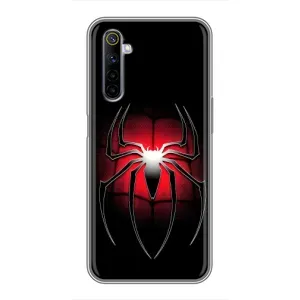 Чехол с человеком пауком для Realme 6 - (AlphaPrint) (Паук марвел)