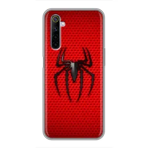 Чехол с человеком пауком для Realme 6 - (AlphaPrint) (Паук Марвел)