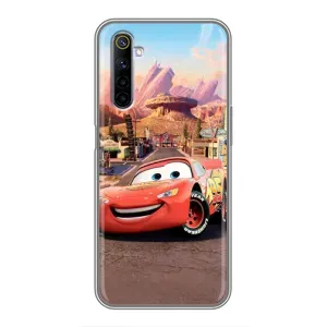 Силиконовый чехол Маквин для Realme 6 (Радиаторный Спрингс Маквин)