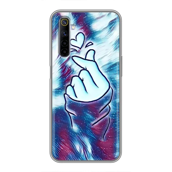 Чехол с принтом «Радужное сердце» для Realme 6 Чехол с принтом «Радужное сердце» для Realme 6