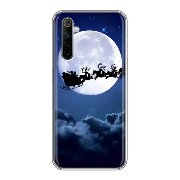 Чехол с принтом «Санта - луна» для Realme 6