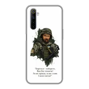 Чохли для Realme 6 с принтом Тараса Шевченко (AlphaPrint) (Шевченко воїн)