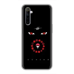 Чехлы на тему: Итачи Учиха для Realme 6 (AlphaPrint) (глаза Итачи)