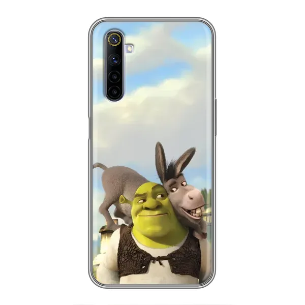 Чехол с принтом «Шрек и Осел» для Realme 6