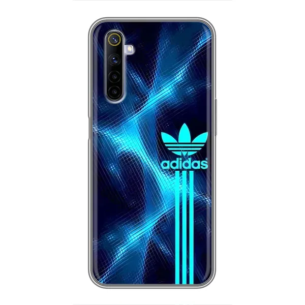 Чехол с принтом «Синий Адидас» для Realme 6 Чехол с принтом «Синий Адидас» для Realme 6