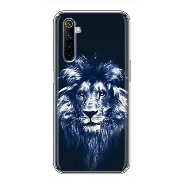 Чехол с принтом «Синий Лев» для Realme 6