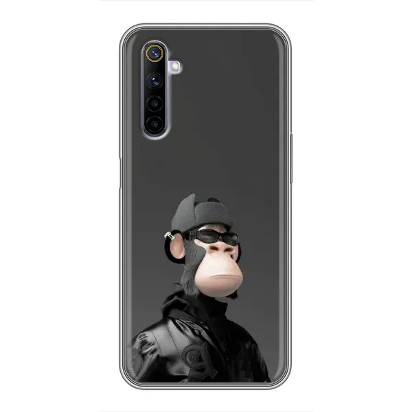 Чехол с принтом «стильная обезьяна NFT» для Realme 6