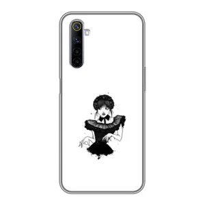 Чехлы Венсдей на Realme 6 Уэнсдей (AlphaPrint) (танец Уэнздей)
