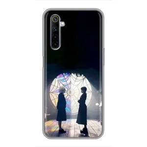Чехлы Венсдей на Realme 6 Уэнсдей (AlphaPrint) (Уэнздей и Инид)