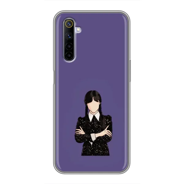 Чехол с принтом «Уэнздей в черном» для Realme 6 Чехол с принтом «Уэнздей в черном» для Realme 6