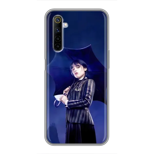 Чехол с принтом «Уэнздей с зонтом» для Realme 6 Чехол с принтом «Уэнздей с зонтом» для Realme 6