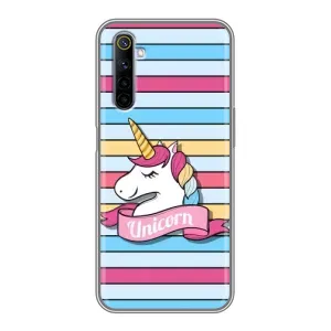 Чехол для Реалми 6 - (Единорожки - Новинки) (AlphaPrint) (Unicorn)