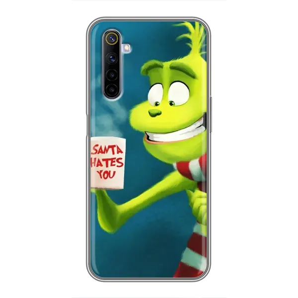 Чехол с принтом «Зеленый Гринч» для Realme 6