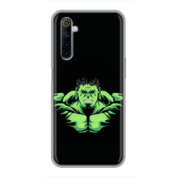 Чехол с принтом «Зелёный Халк» для Realme 6
